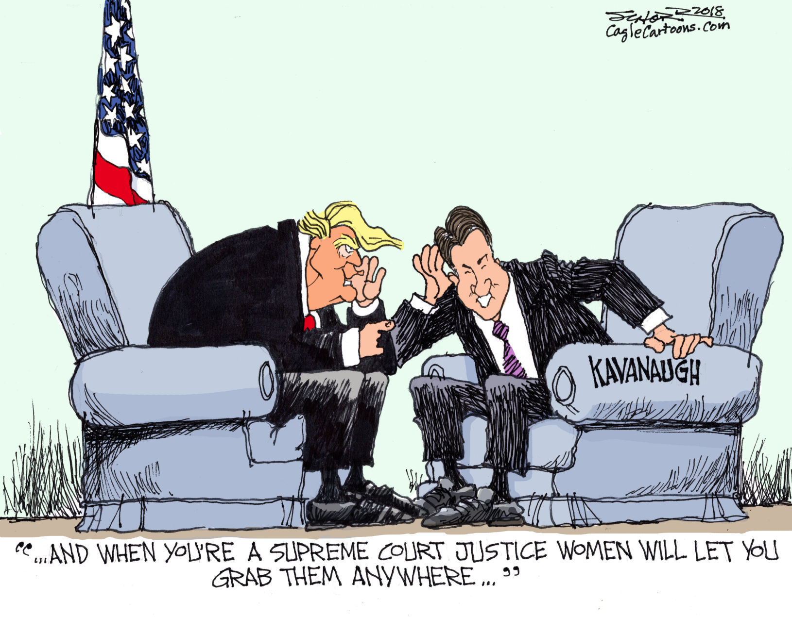 Kavanaugh confirmation cartoon